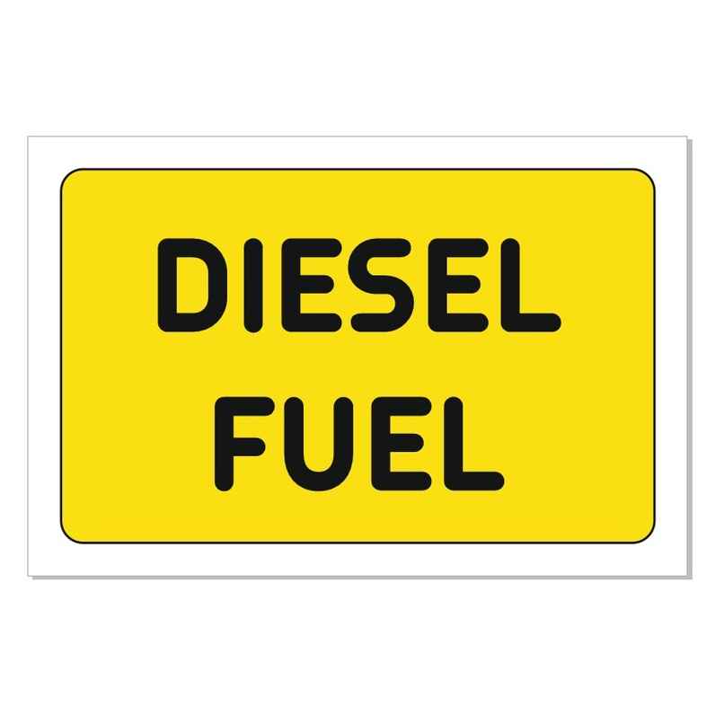 Samsidhi Auto Diesel Fuel Car Sticker