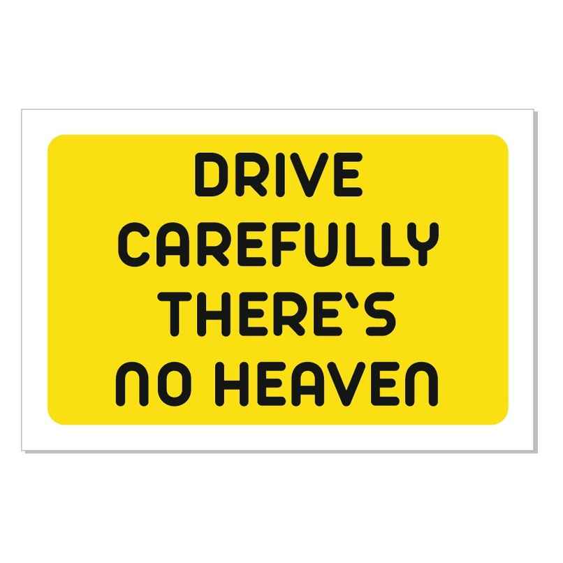 Samsidhi Auto Drive Carefully Car Sticker Samsidhi Auto Drive Carefully Car Sticker