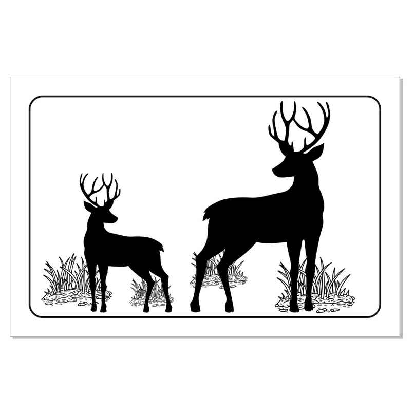 Samsidhi Auto Deer Car Sticker Samsidhi Auto Deer Car Sticker