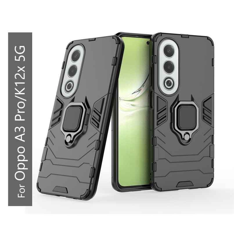 Kwine Case Oppo A3 Pro / K12x 5G Back Cover - Ring Holder Stand Case Kwine Case Oppo A3 Pro / K12x 5G Back Cover - Ring Holder Stand Case