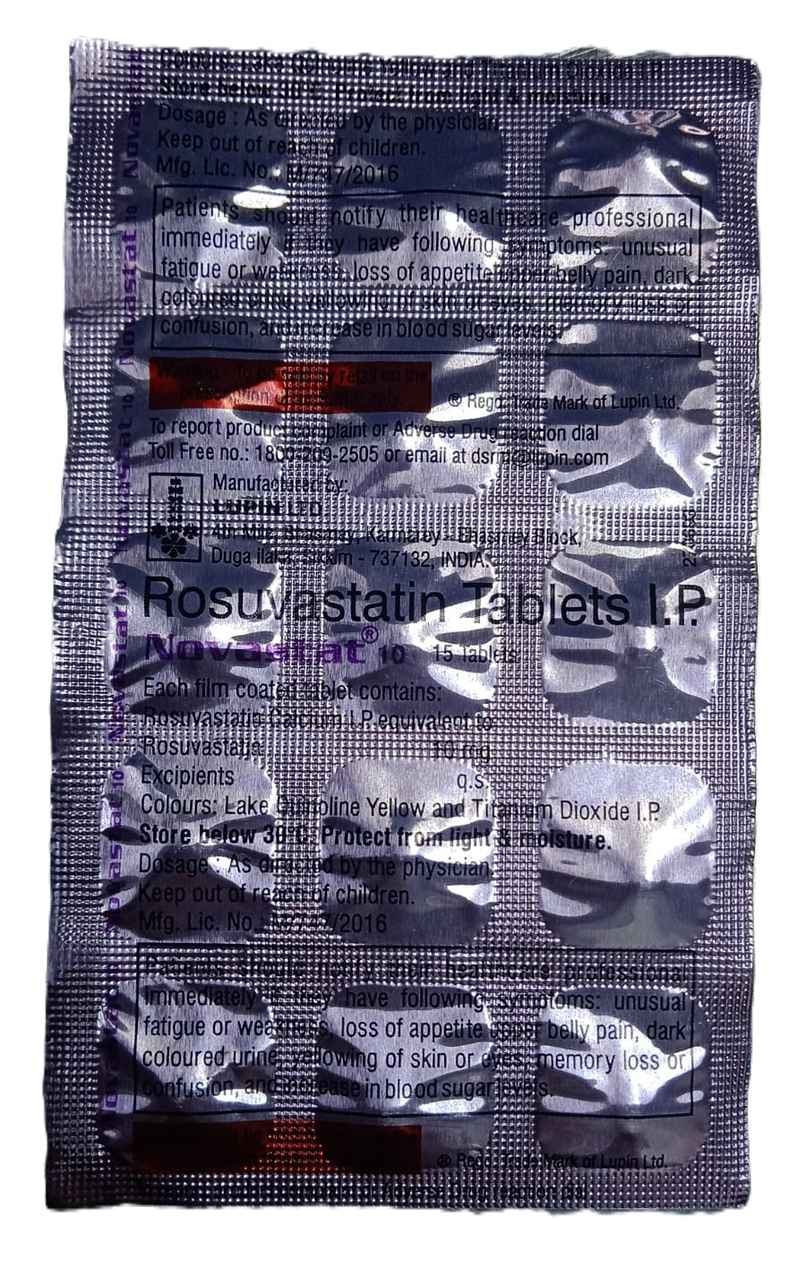 Novastat 10 Tablet Novastat 10 Tablet