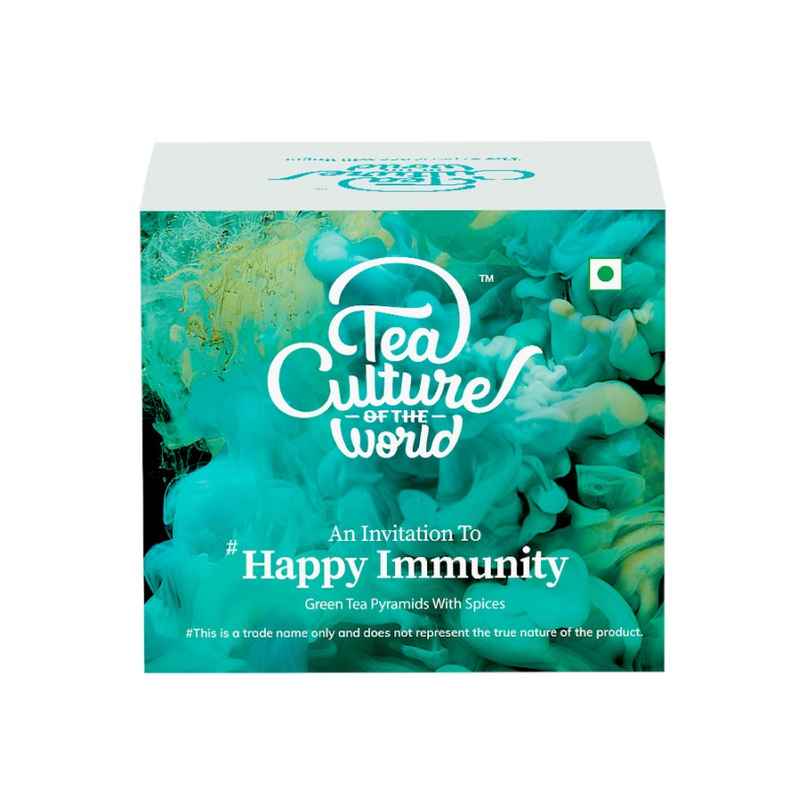 Tea Culture of The World Happy Immunity Green Tea Bags