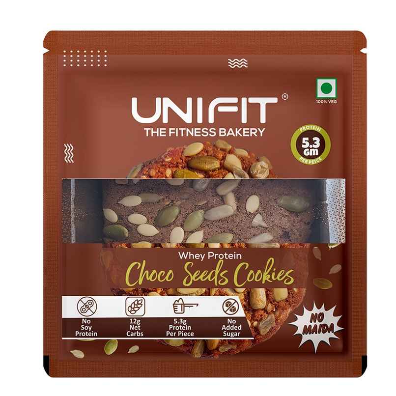 Unifit Choco Seeds Cookies | Nutritious and Crunchy Unifit Choco Seeds Cookies | Nutritious and Crunchy