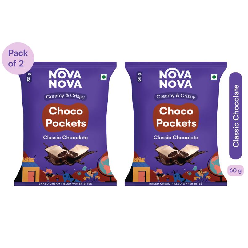 Nova Nova Choco Pockets- Classic Chocolate