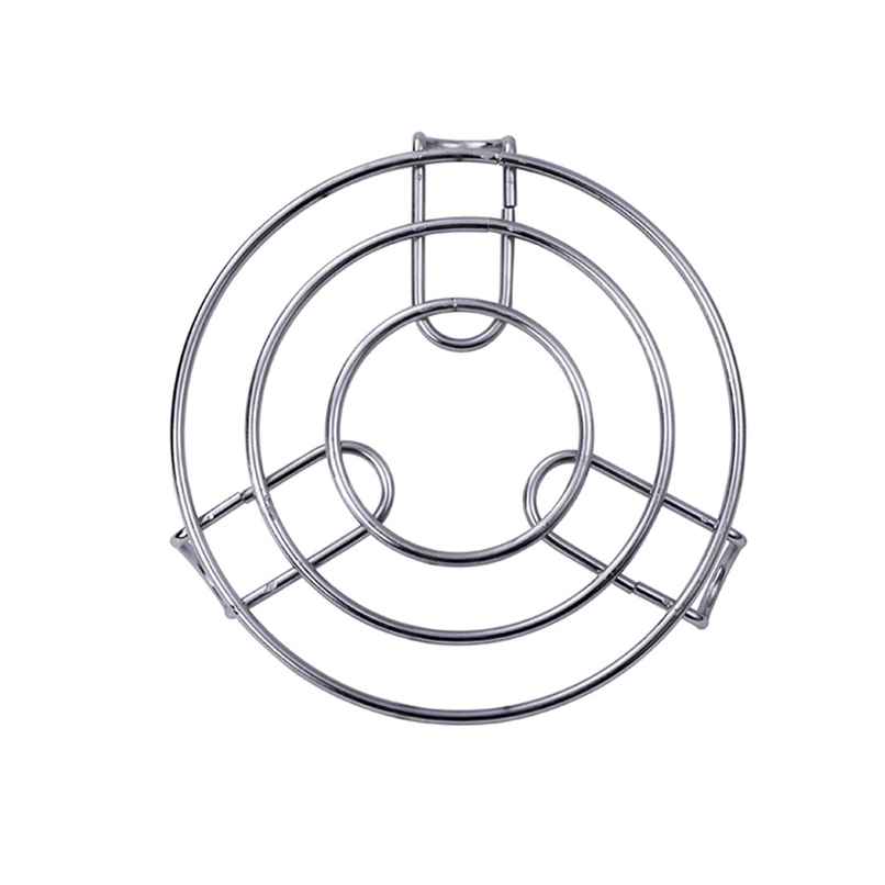 Petals Heavy Duty Round Trivet Table Ring Steaming Stand | 18 Cms