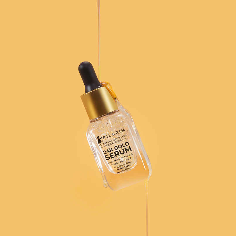 Pilgrim 24K Gold Face Serum With Niacinamide & Hyaluronic Acid For All Skin Types Unisex