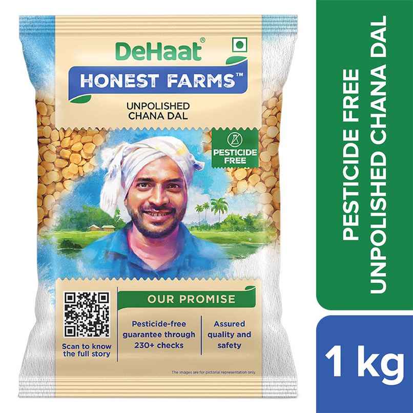 Dehaat HF Unpolished Chana Dal | Pesticide Free
