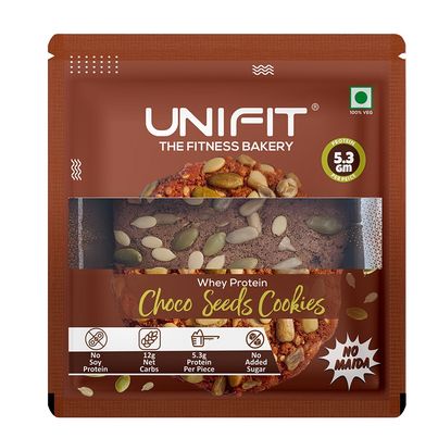 Unifit Choco Seeds Cookies | Nutritious and Crunchy