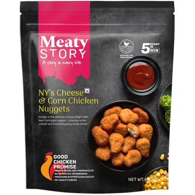 Meaty Story NY's Cheese & Corn Chicken Nuggets