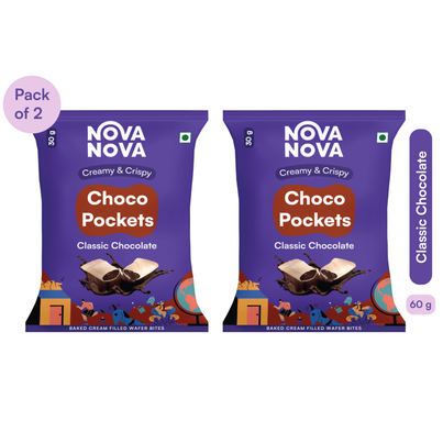 Nova Nova Choco Pockets- Classic Chocolate Nova Nova Choco Pockets- Classic Chocolate