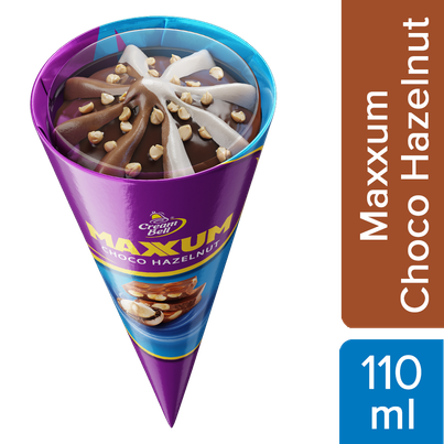 Cream Bell Maxxum Choco Hazelnut Cone