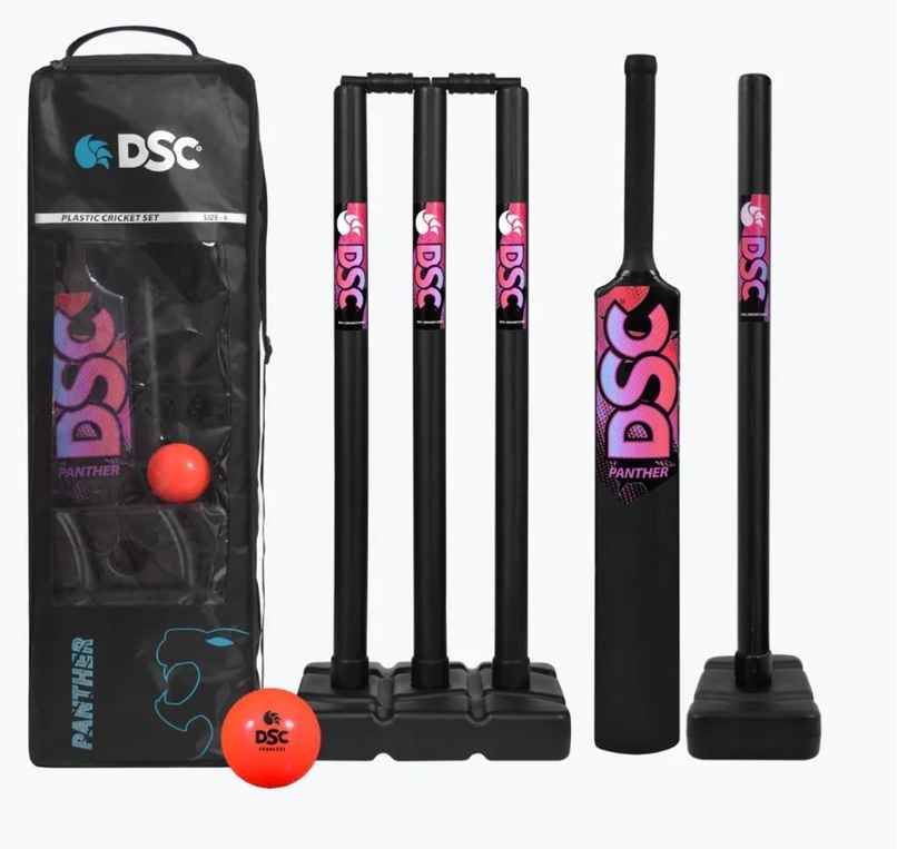 DSC Plastic Cricket set with Bat, Ball & Stumps