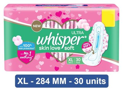 Whisper Ultra Soft XL Sanitary Pads XL