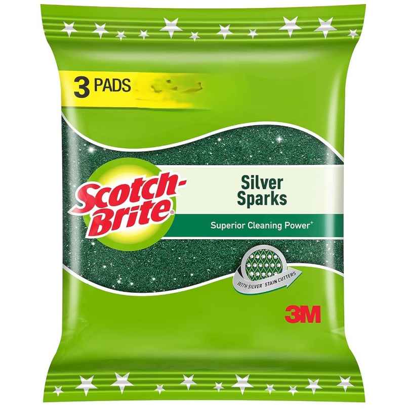 Scotch-Brite Silver Sparks 3s Pack