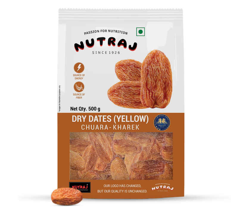 Nutraj Dried Chuara/Kharek Dates (Yellow)
