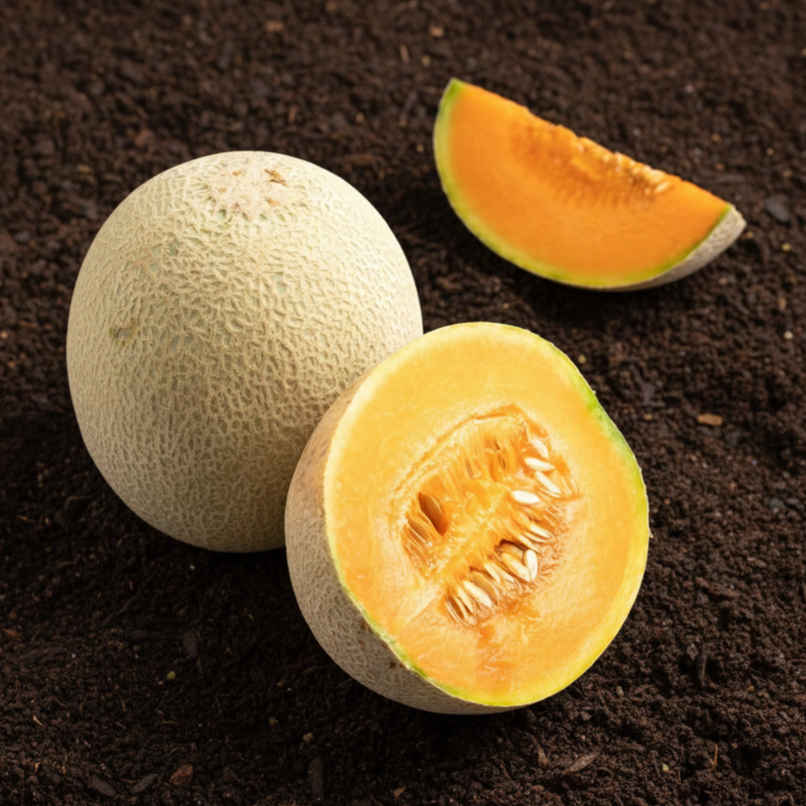 Organically Grown Muskmelon Organically Grown Muskmelon