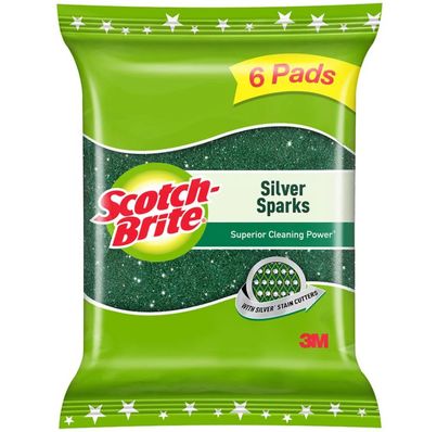 Scotch Brite Silver Sparks Scrub Pad