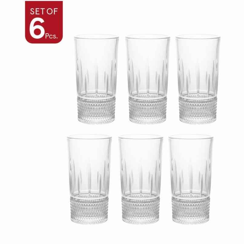 Sanjeev Kapoor Oslo Water Glass 290 ml - Set Of 6 Pcs