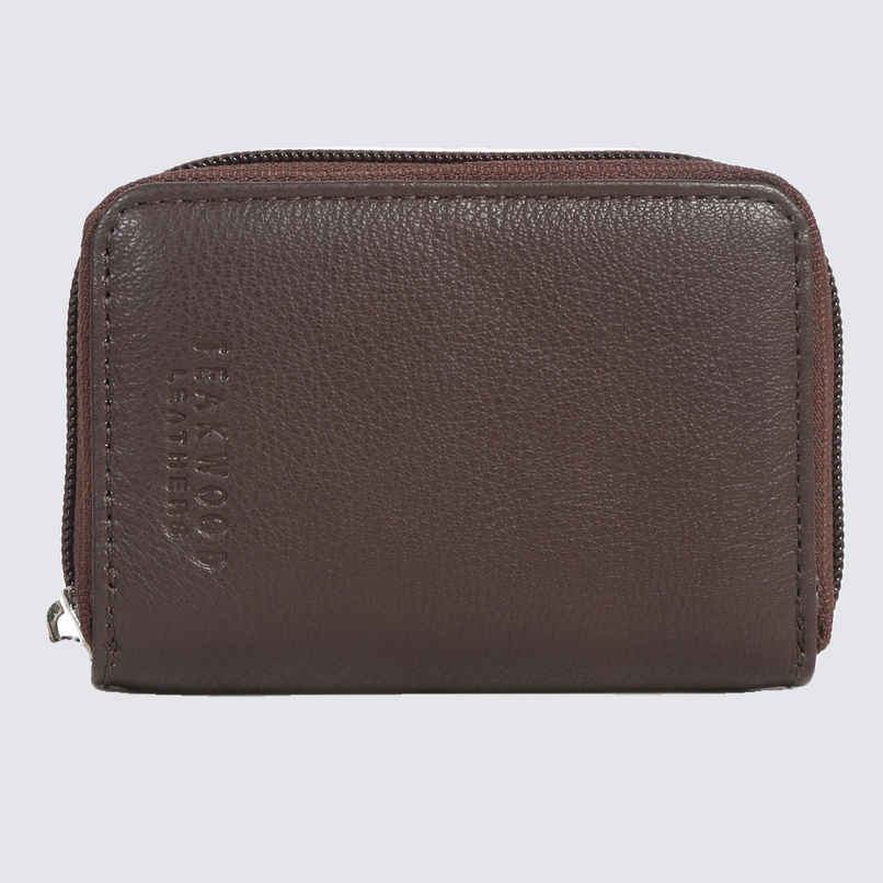 Teakwood Men's Leathers Textured Rfid Leather Zip Around Wallet | TWlt548Br