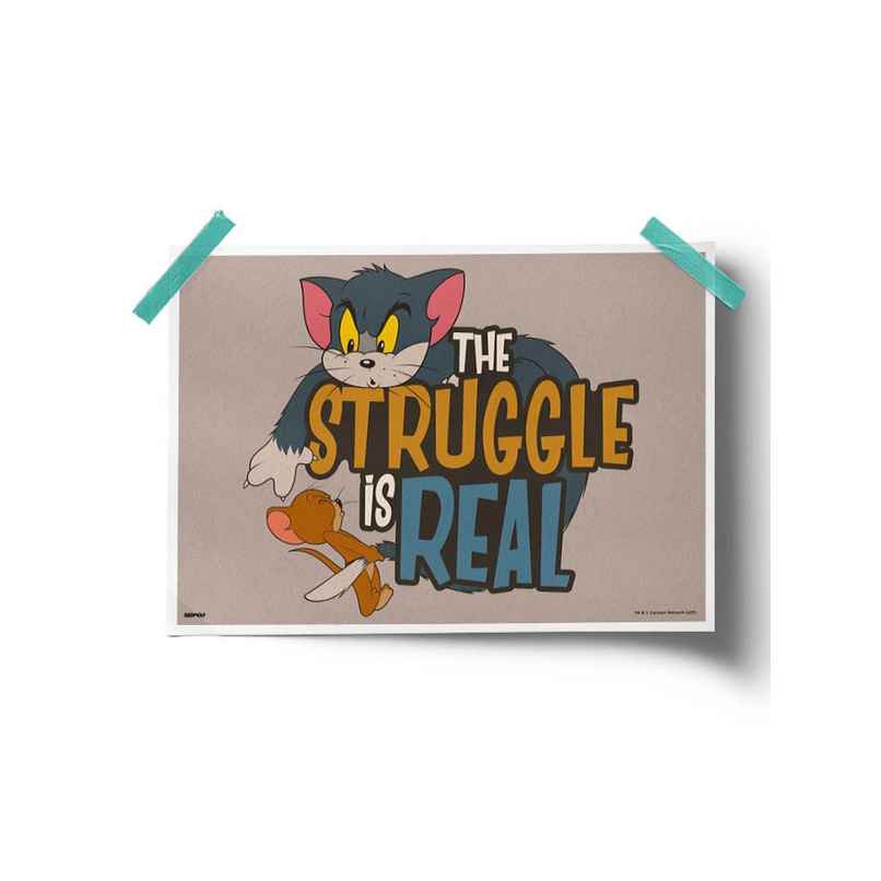 House Of Festivals The Struggle Is Real - Tom & Jerry Official Poster