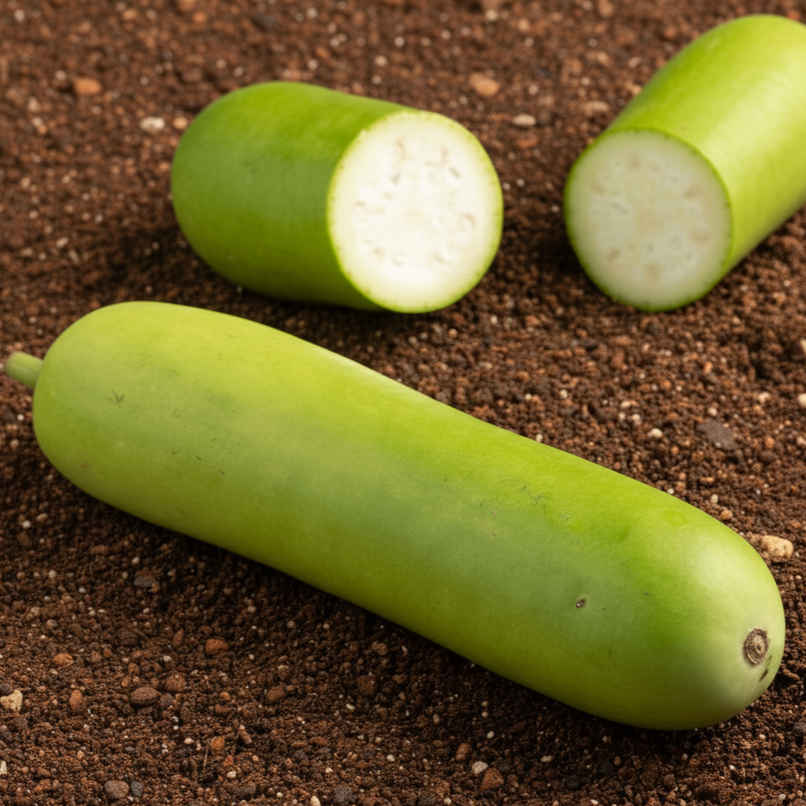 Organically Grown Bottle Gourd Organically Grown Bottle Gourd