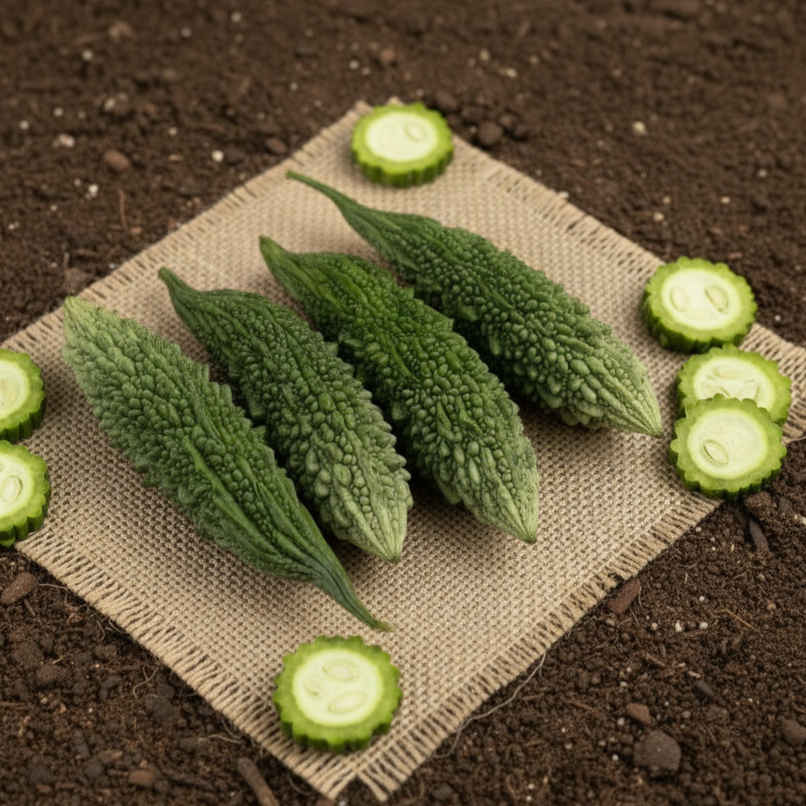 Organically Grown Bitter Gourd