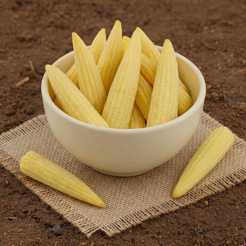 Organically Grown Baby Corn