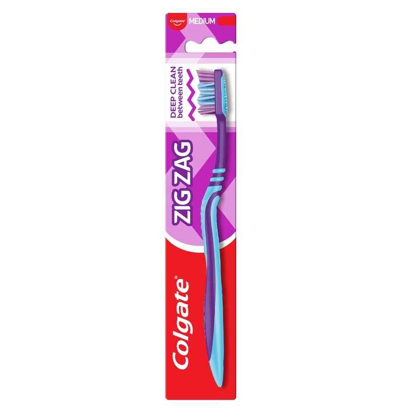 Colgate ZigZag Medium Bristle Toothbrush Colgate ZigZag Medium Bristle Toothbrush