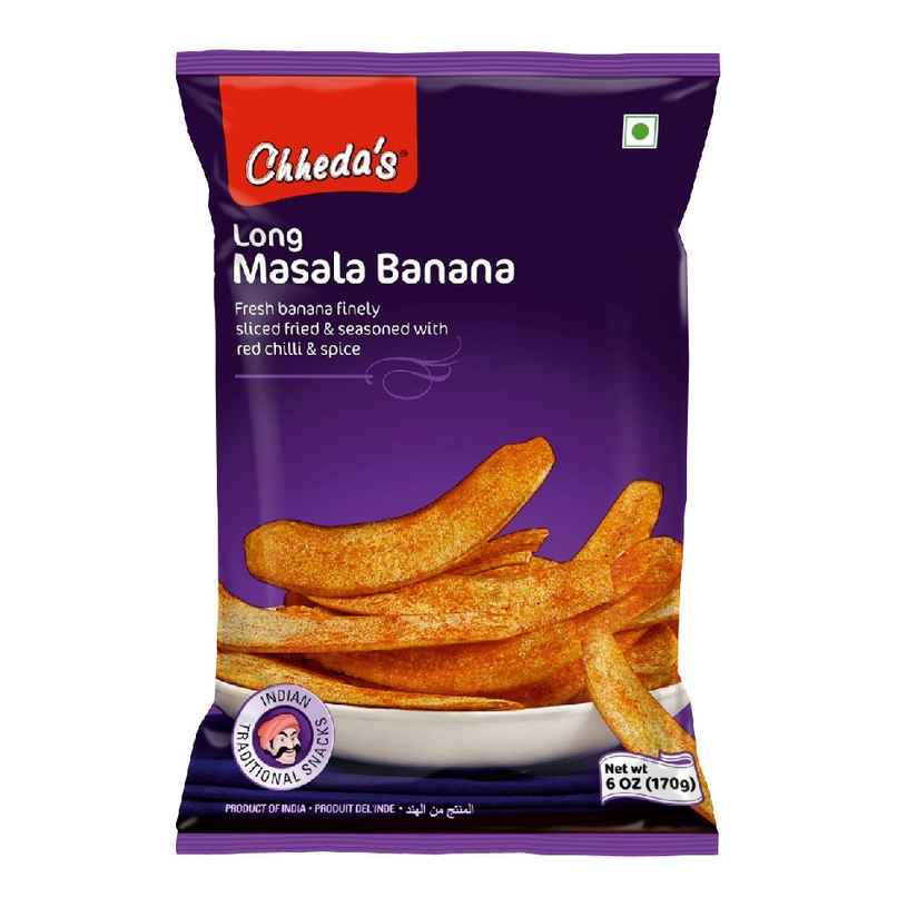 Chheda's Long Masala Banana Chips | Spicy & Crunchy