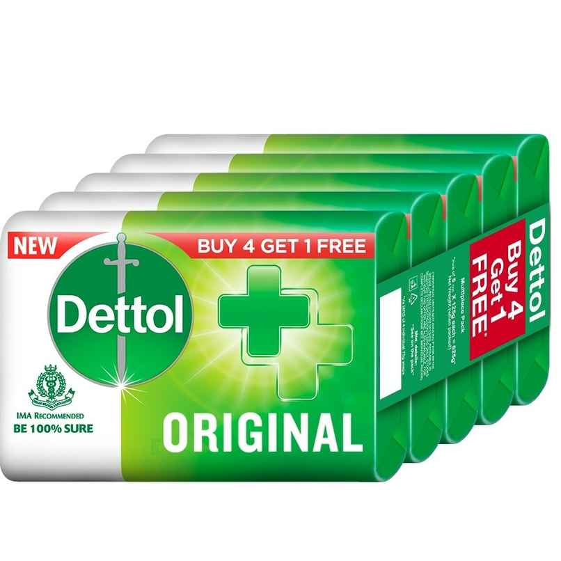 Dettol Original Bathing Soap Bar with 12hr Protective Shield Dettol Original Bathing Soap Bar with 12hr Protective Shield