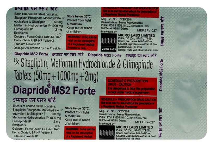 Diapride MS2 Forte Tablet