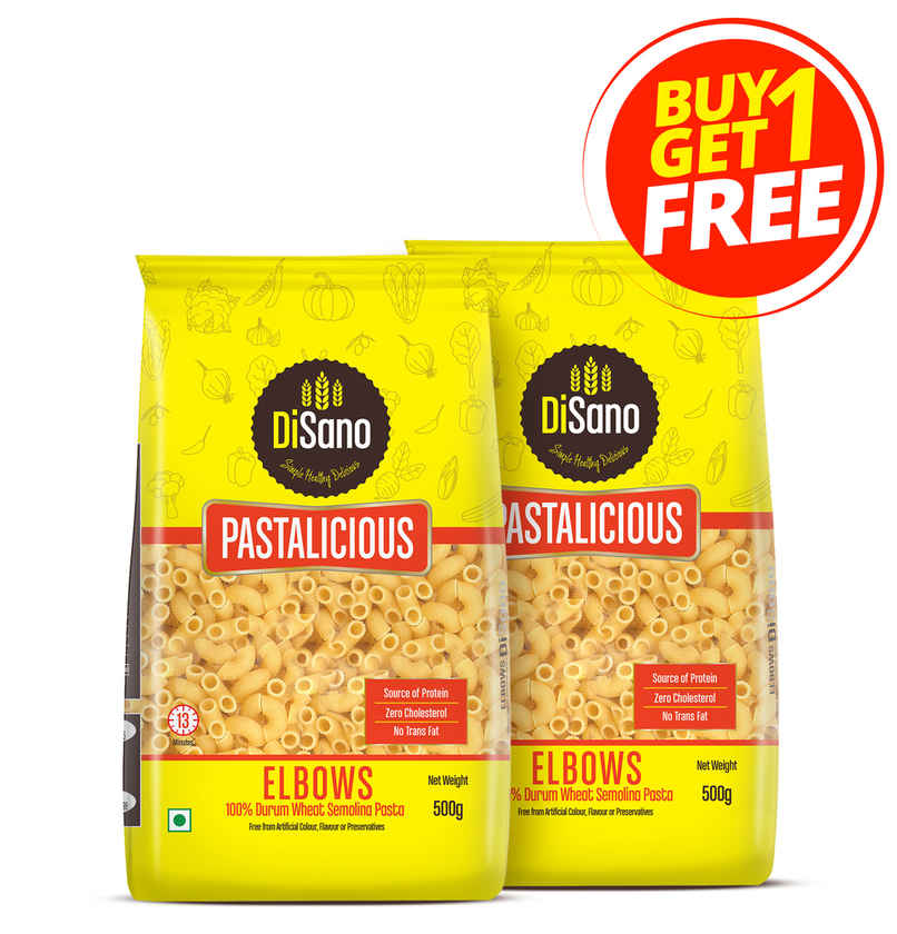 Disano Elbow Pasta, 100% Durum Wheat, No Maida