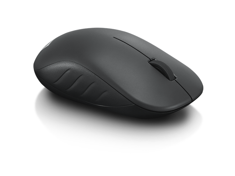 Lenovo 130 Wireless Compact Mouse, 1K DPI Optical sensor, 2.4GHz Wireless NanoUSB, 10m range, 3button(left,right,scroll) upto 3M left/right clicks, 10 month battery, Ambidextrous, Ergonomic GY51C12380