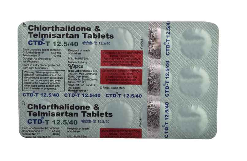 Ctd T 12.5/40 Tablet