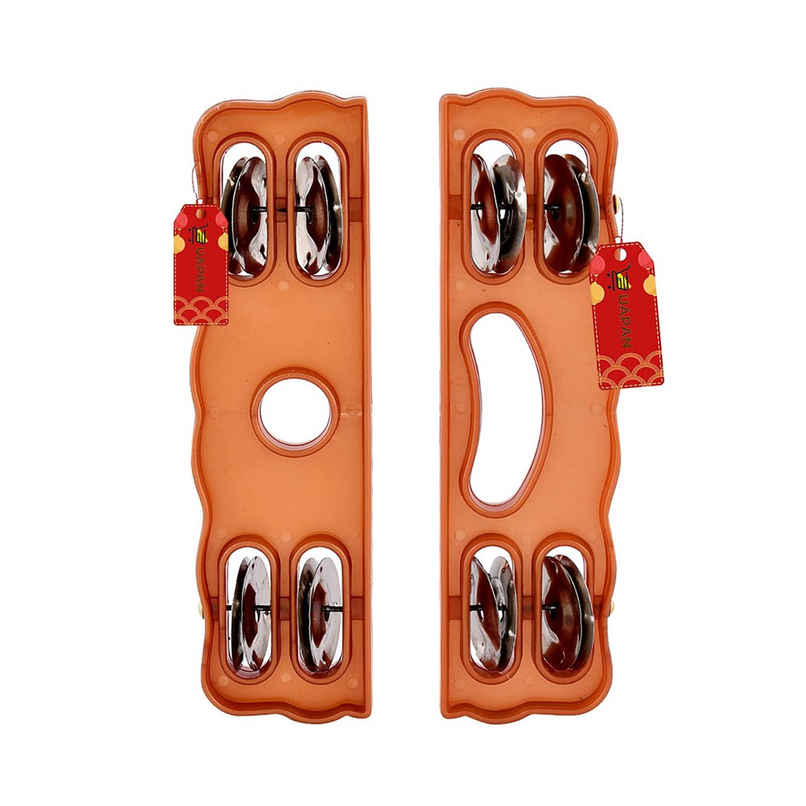 Uapan Plastic Taal Kanjira/Kartal Kirtan I Puja-Bhajans I Pair Of 1