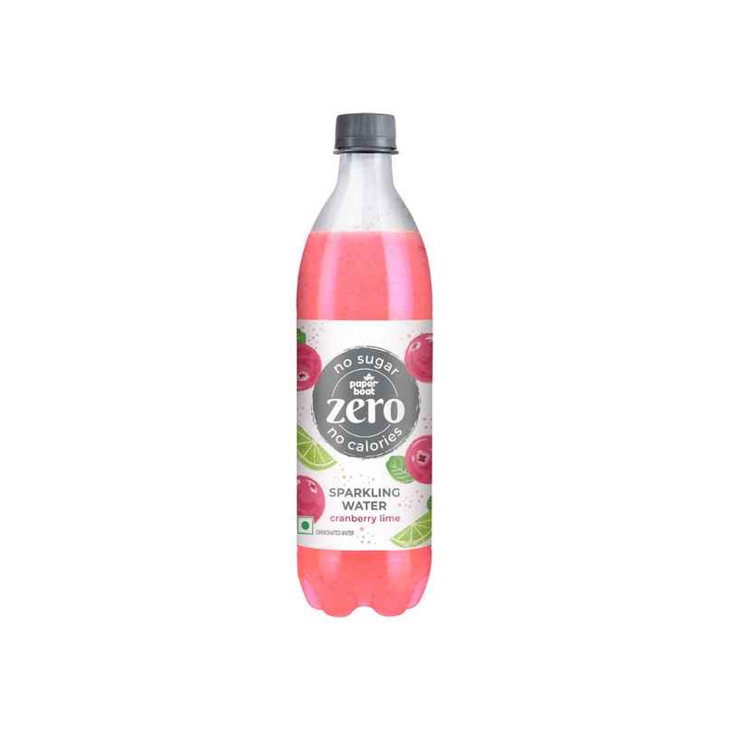 Paper Boat Zero Sugar Cranberry Lime Sparkling Water | Sugar Free Cold Drink