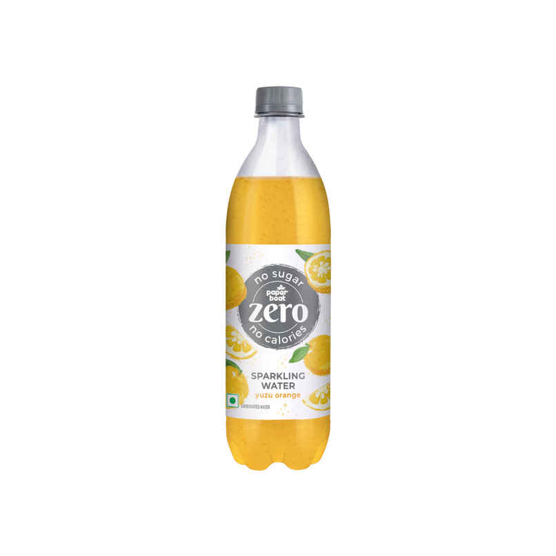 Paper Boat Zero Sugar Yuzu Orange Sparkling Water | Sugar Free Cold Drink Combo 