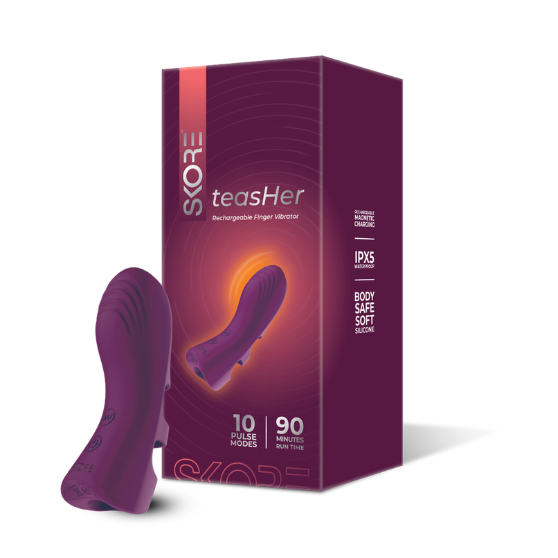 Skore Teaser Finger Vibrator | Rechargeable | Water Proof Skore Teaser Finger Vibrator | Rechargeable | Water Proof