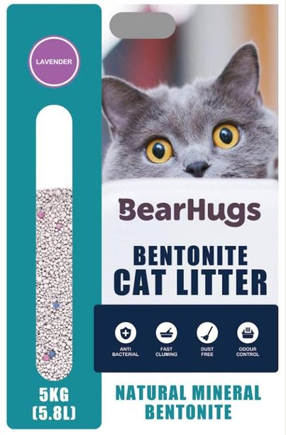 BearHugs Bentonite Cat Litter - Lavender