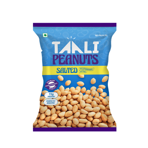 Taali Roasted Bharuchi Peanuts | Salted | Protein Rich, No Palm Oil ,Restaurant-Style Crunch