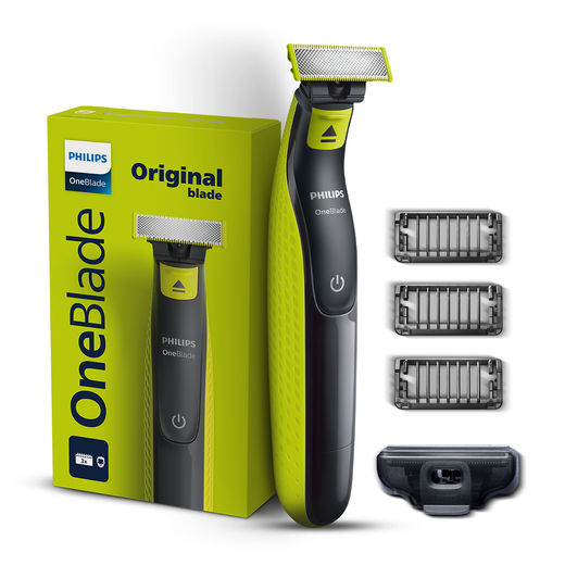 Philips OneBlade Turbo2X Trimmer | Patented Dual Protect Tech | 3 Combo Attachments | QP2724/10
