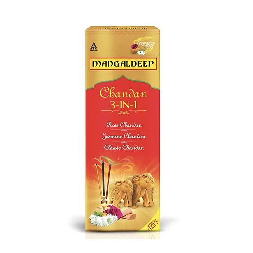 Mangaldeep Chandan 3 In 1 Agarbatti