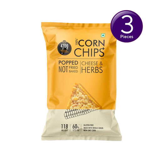 4700BC Chips+ Cheese & Herbs Popped Corn-Based Combo 