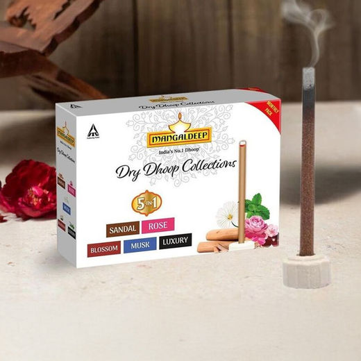 Mangaldeep Dry Dhoop Sticks Collections - Bambooless Incense