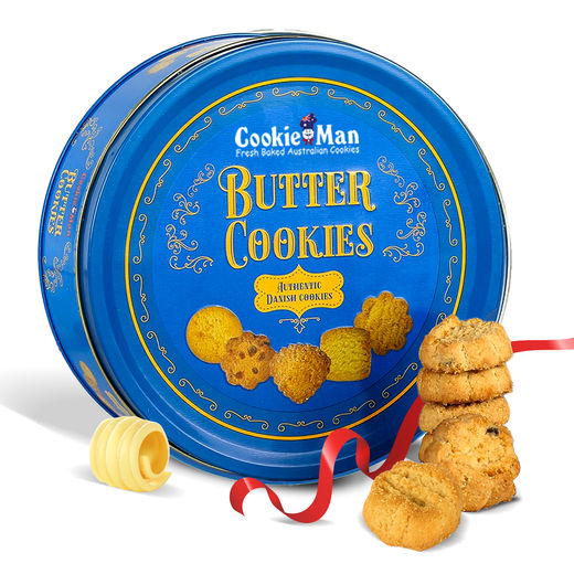 CookieMan Danish Cookies Butter Biscuits | Trans Fat-free