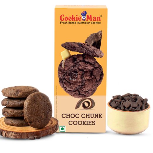 CookieMan Choco Chunk Flavoured Biscuits| Artificial Flavour-free