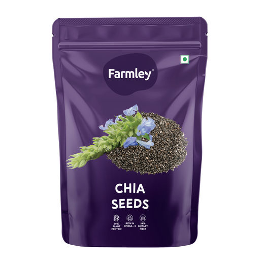 Farmley Premium Natural Chia Seeds Rich in Protein & Fiber