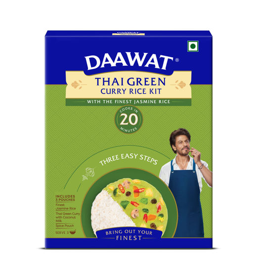 Daawat Thai Green Curry Meal Kit is a convenience Meal Kit