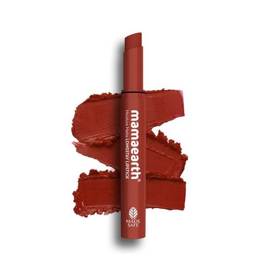 Mamaearth Moisture Matte Lipstick - Citrus Nude | Smudge Proof