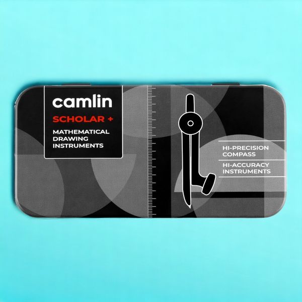 Camlin Scholar Plus Geometry Box - Self-Centering Compass 1 Piece - Buy ...